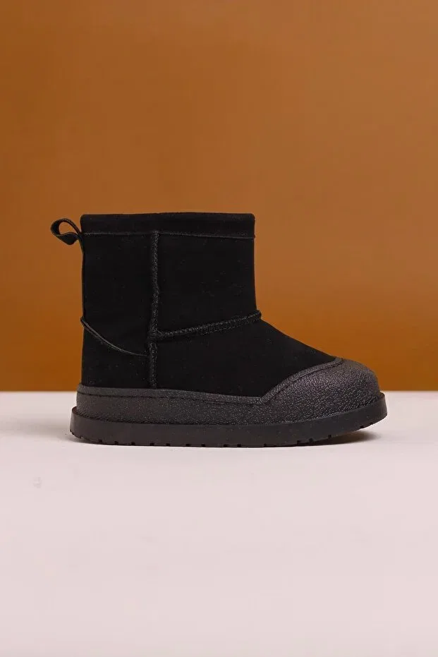 Детские ботинки для девочек с коротким каблуком Jasmin Limoya, Black