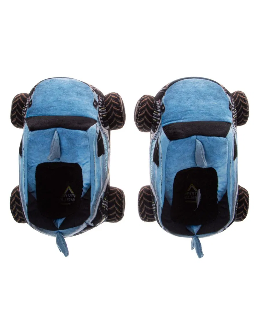 Тапочки 3D Megalodon Monster Jam, Black Blue — фото 4