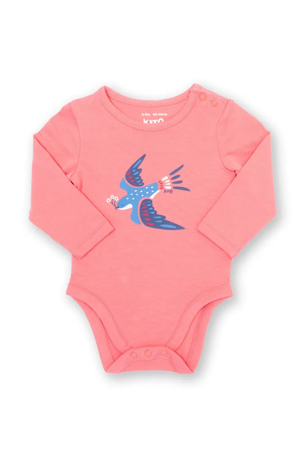 Детское боди для девочек Sweet Sparrow Kite, Pink