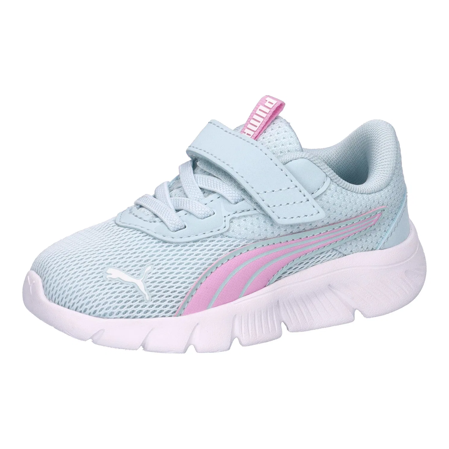 Детские кроссовки с эластичным шнурком Puma FlexFocus Modern AC, Цвет Hellblau / Rosa