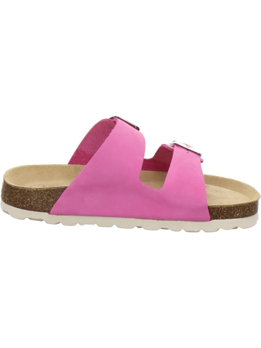 Сандалии AFS-Schuhe 'Madchen Pantolette Zweischnaller fuchsia' цвета фуксии — фото 4