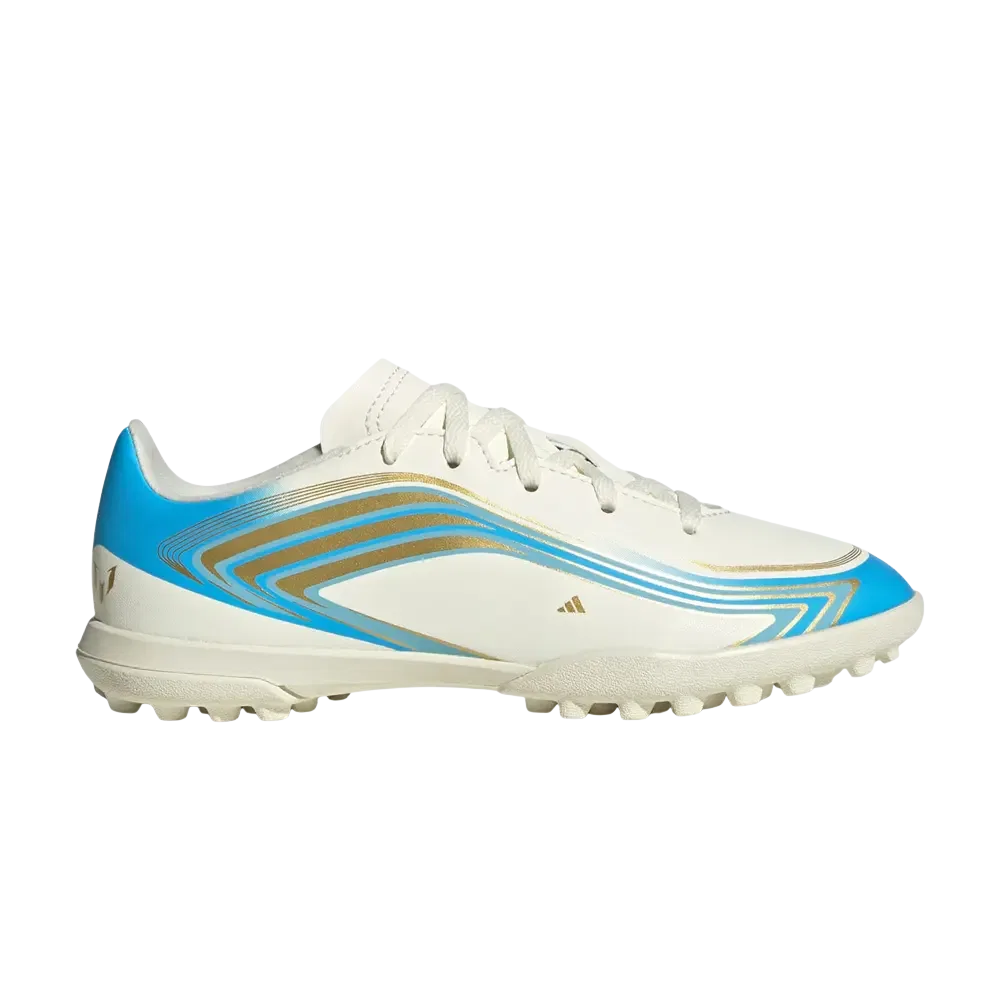 Детские кроссовки Adidas F50 Messi Club TF Little Kid, коричневый