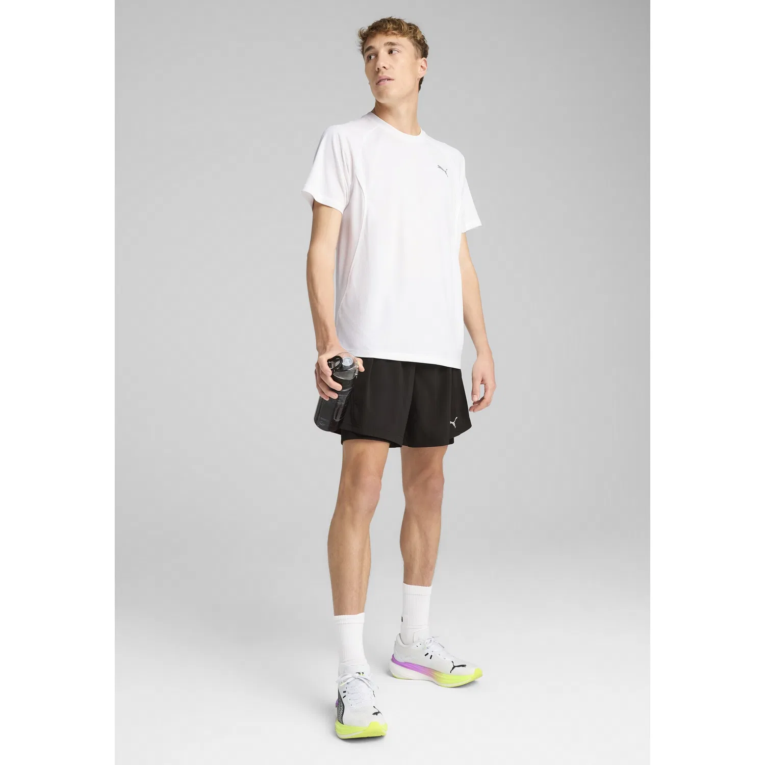 Детская футболка для бега с технологией dryCELL PUMA, White — фото 3