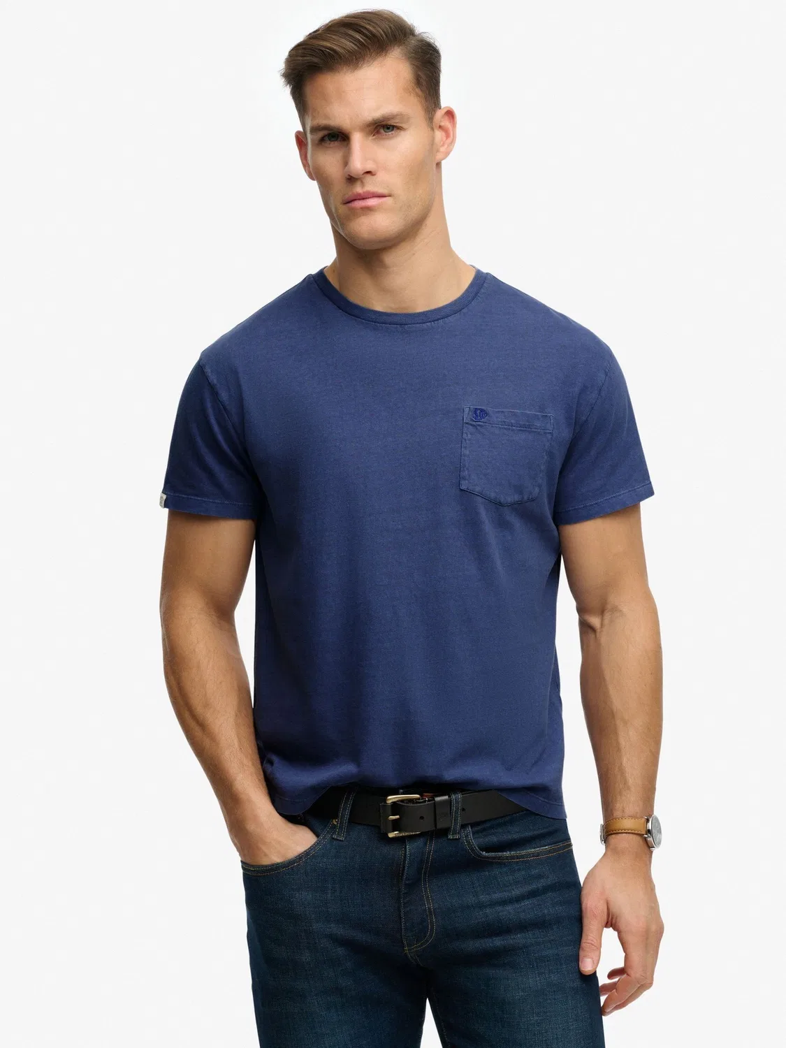 Футболка с нагрудным карманом Classic Pocket Superdry, синий