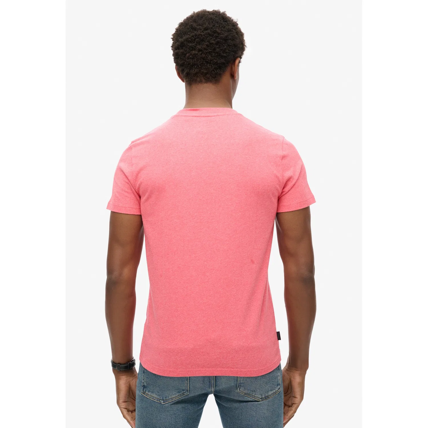Детская хлопковая футболка с круглым вырезом Superdry, Pink — фото 3