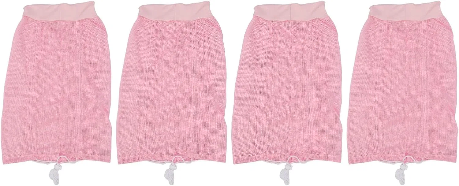 Сетка для волос с регулировкой, 4 шт, AJUNJIIL, Pink