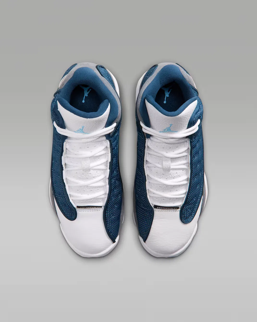 Кроссовки для детей постарше Air Jordan 13 Retro "Flint", Navy/Flint Grey/White/University Blue — фото 4