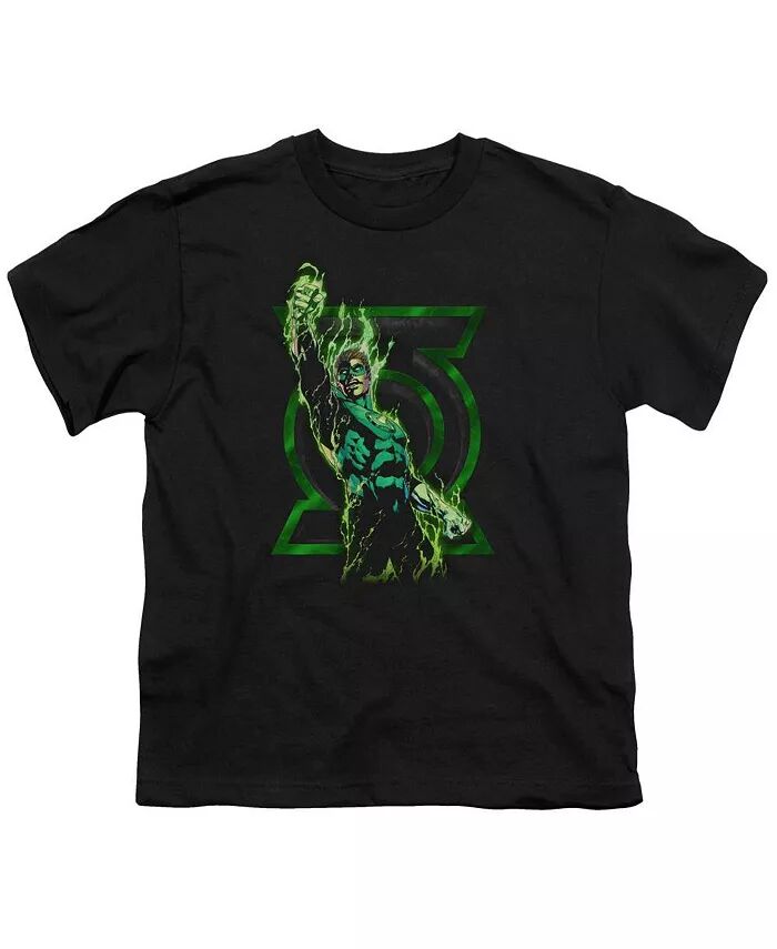

Футболка с коротким рукавом для мальчиков Fully Charged Green Lantern, черный
