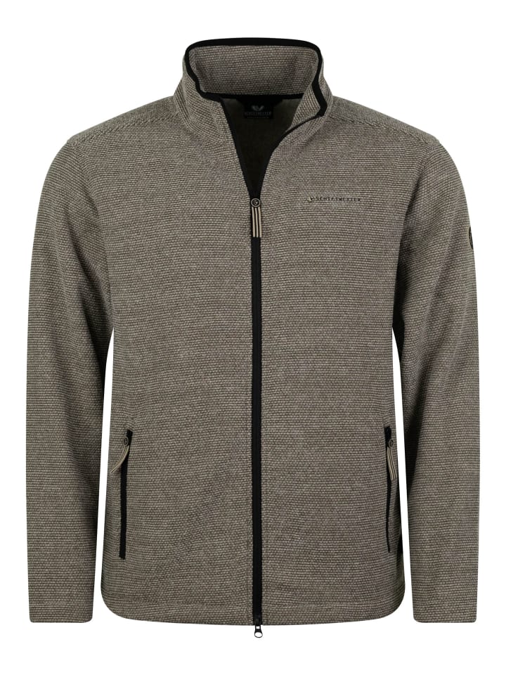 

Бежевая флисовая куртка SCHIETWETTER Coggen Karl меланг