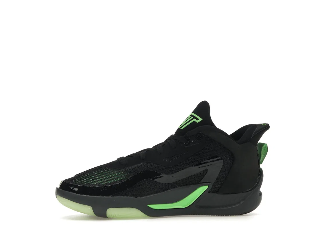 Детские кроссовки для мальчиков для баскетбола Jordan Tatum 1 Jordan, Black/Green Strike/Anthracite — фото 3