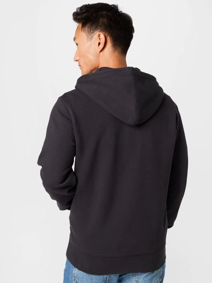 Худи LEVI'S на молнии стандартного кроя, модель «Original Zip-Up Hoodie», черный — фото 3