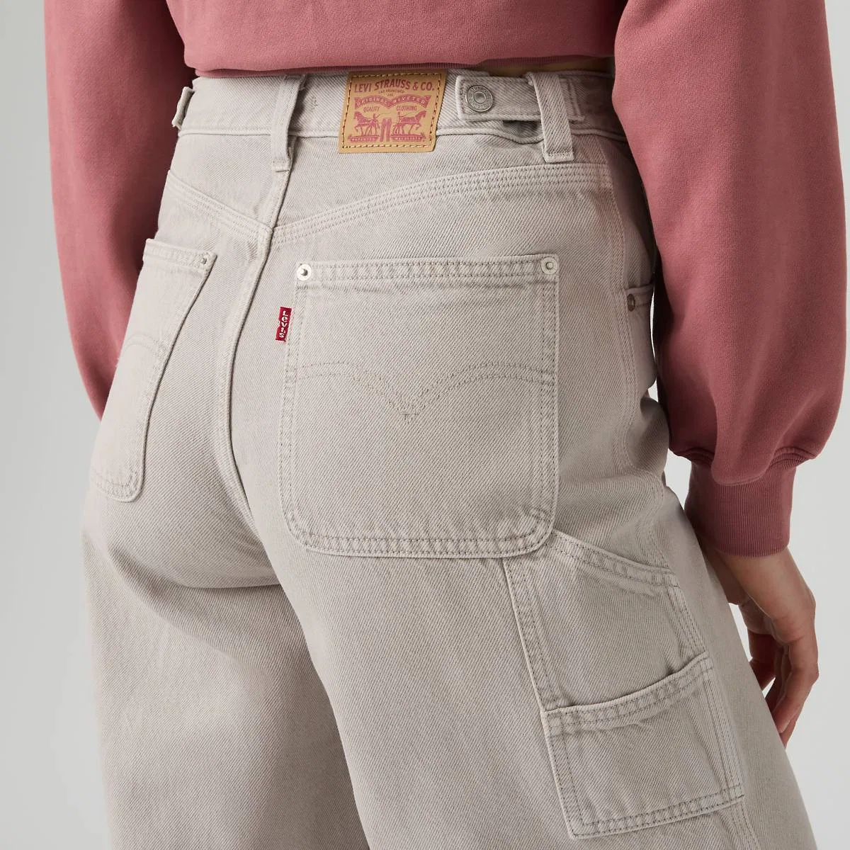 Женские рабочие брюки свободного кроя Cinch Levi's, Pebbled Path - Grey — фото 4