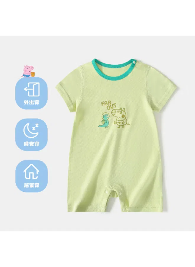Боди-комбинезон с коротким рукавом Peppa Pig, мятный — фото 3