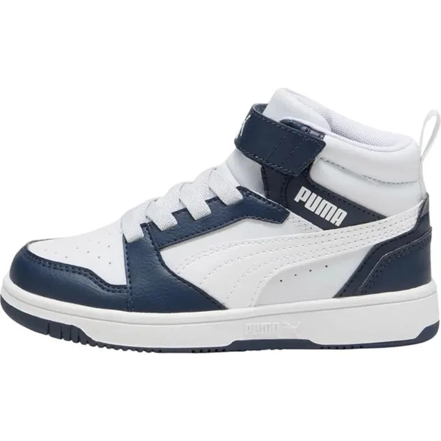 Кроссовки с высокой посадкой Rebound V6 Mid Ac+ Ps Puma, Бело-синий