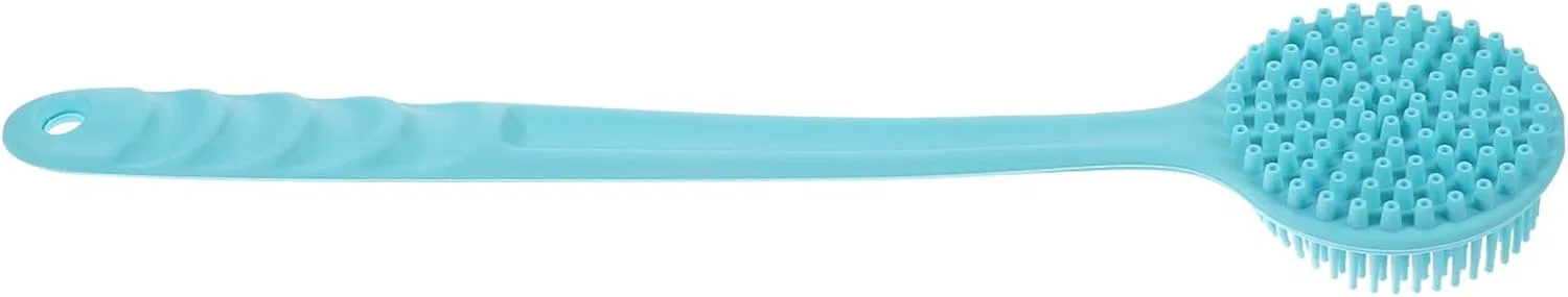Щетка для тела силиконовая, Angoily, 2 шт, 30x6 см, Green