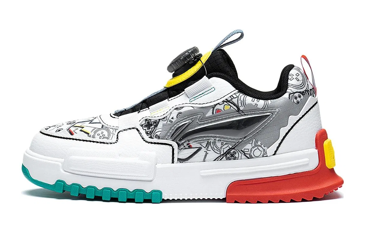Детские кроссовки с синтетической кожей Li-Ning YOUNG, Черный