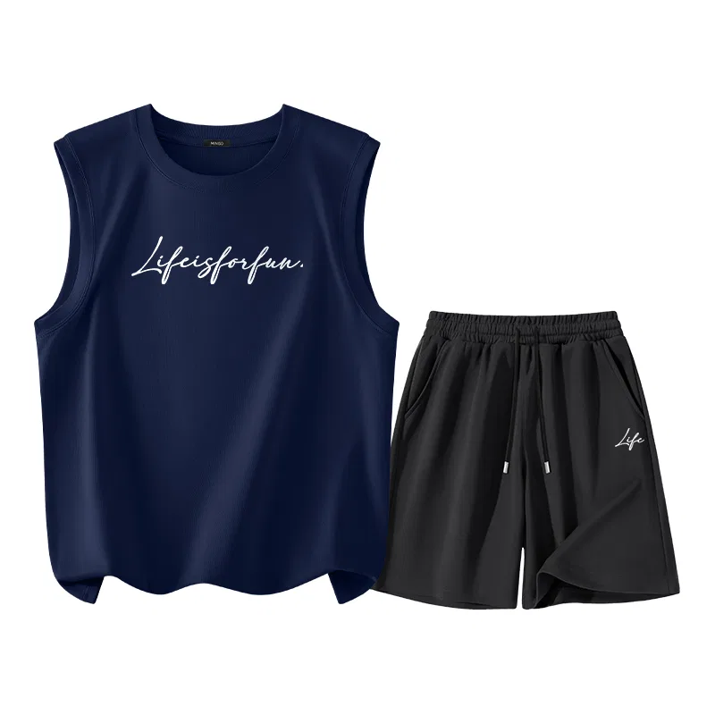 Детский комплект спортивной одежды MINISO, Navy Blue + Black