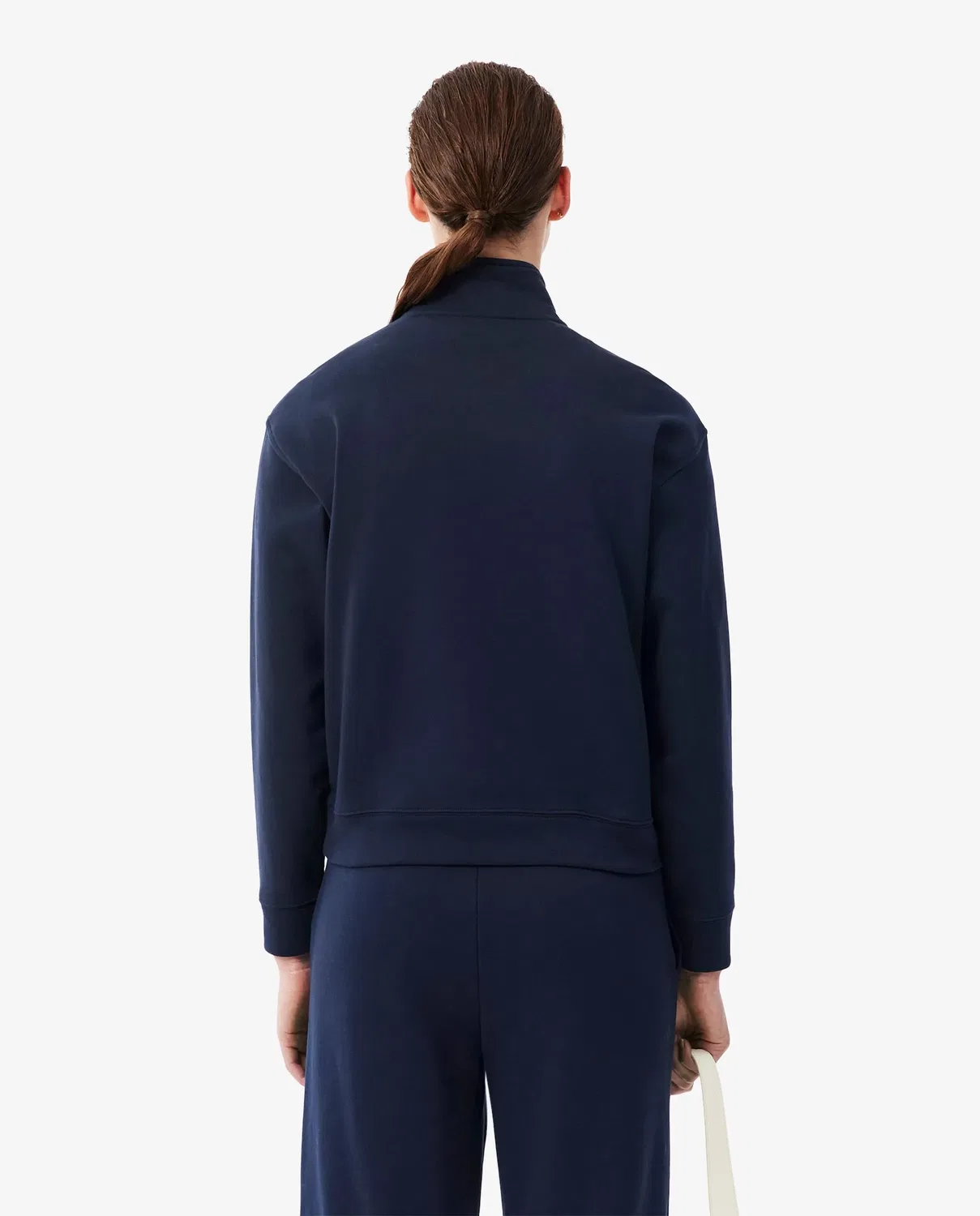Худи Lacoste Azul Marino с молнией и высоким воротником — фото 2