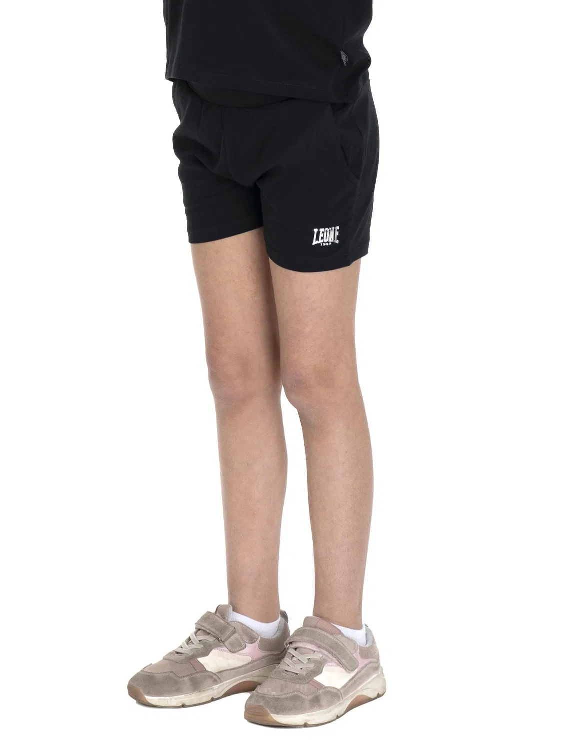 Детские шорты из хлопка Basic Leone 1947 Apparel, Schwarz — фото 4
