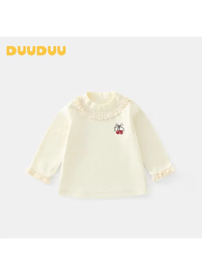 Лонгслив с длинным рукавом Duuduu, абрикосовый