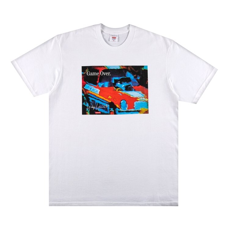 

Футболка Supreme x Yohji Yamamoto Game Over Tee 'White', белый