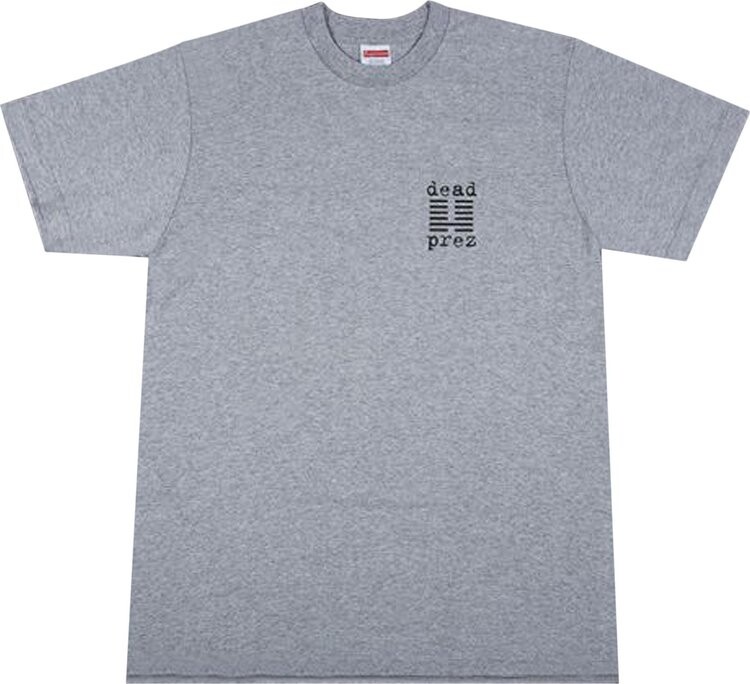 

Футболка Supreme x Dead Prez Tee 'Grey', серый