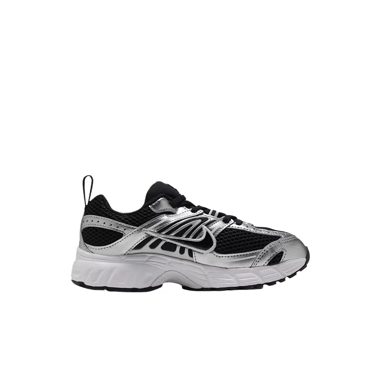 Детские кроссовки для бега с амортизацией Air Max Moto 2K Nike, Black/Metallic Silver/White — фото 3