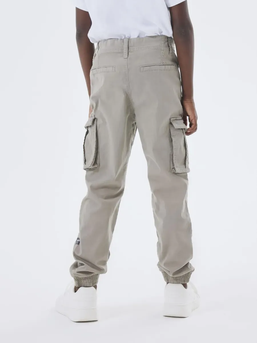 

Name It Брюки-чиносы It "NKMRYAN CARGO R TWI PANT 2222-BA NOOS", слоновая кость