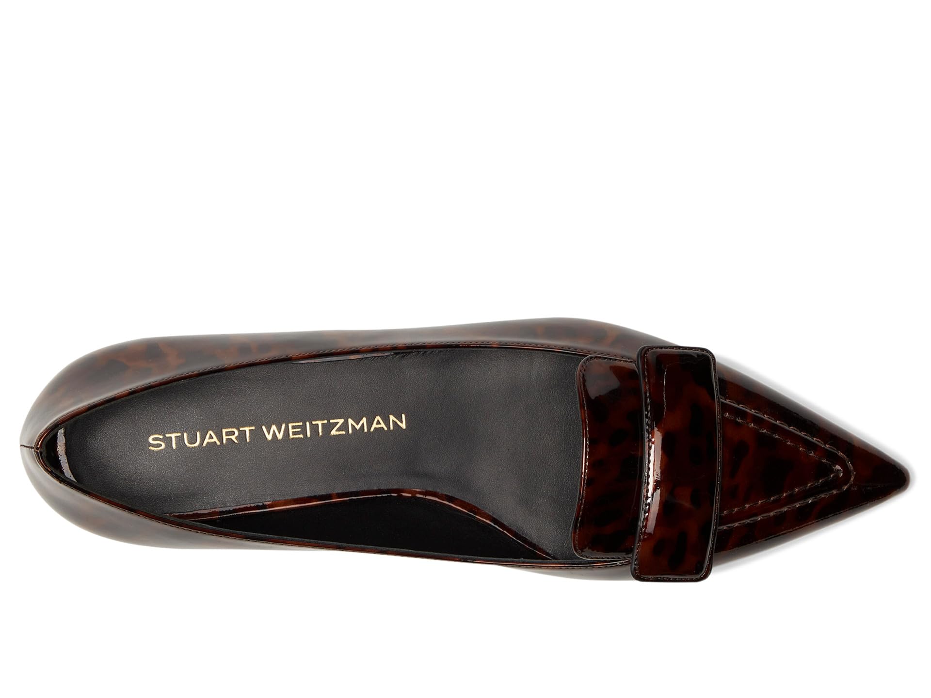 Балетки Stuart Weitzman Sovinnie Flat, темно-коричневый — фото 2
