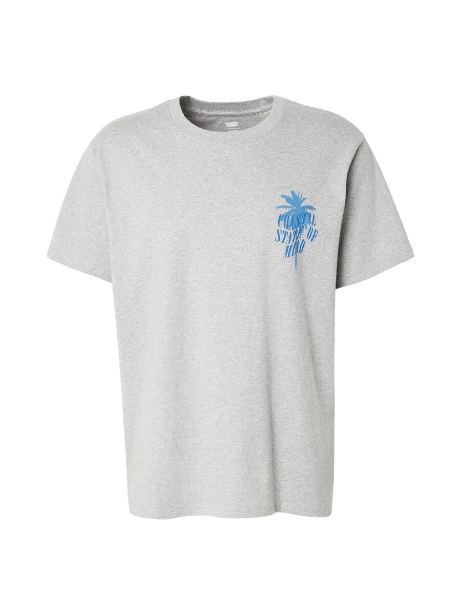 Футболка LEVI'S 'Relaxed Graphic Tee' светло-серого цвета