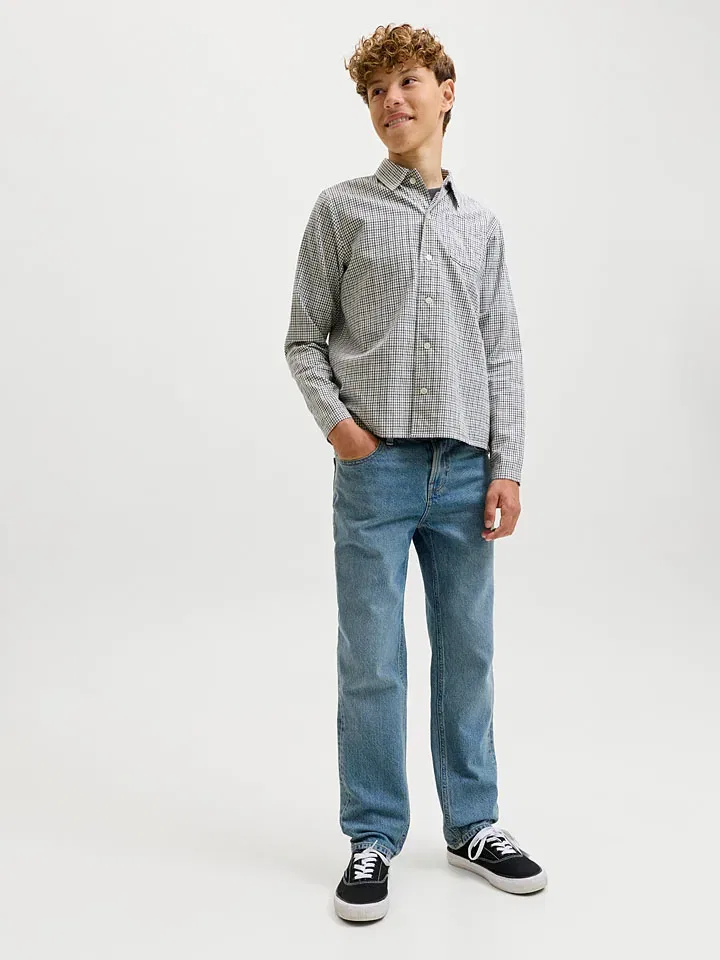 Джинсы Regular fit Clark Jack & Jones Junior, светло-синий — фото 4