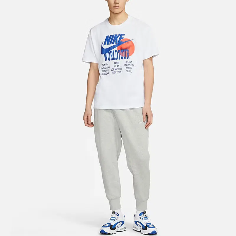Футболка с принтом World Tour Nike, белая — фото 2