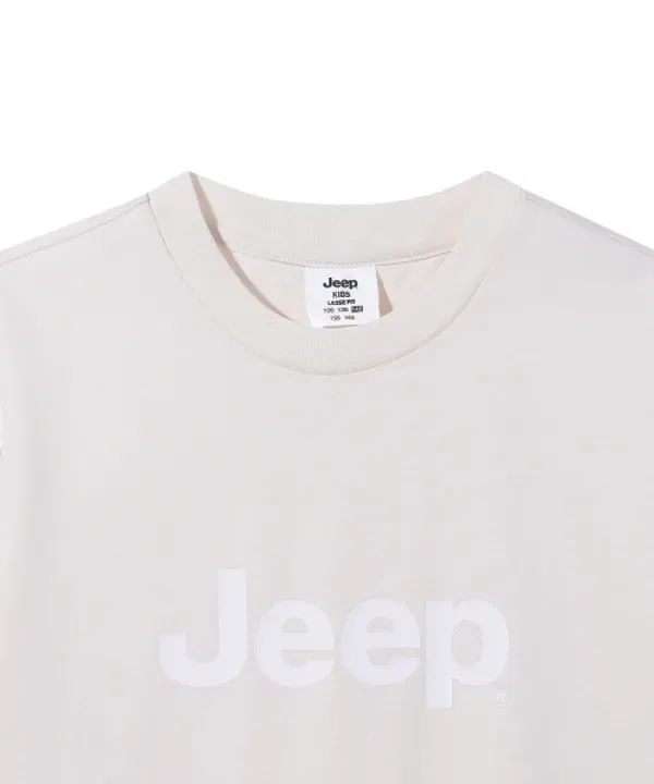 Футболка с принтом Big JEEP logo, Jeepkids, белый — фото 4