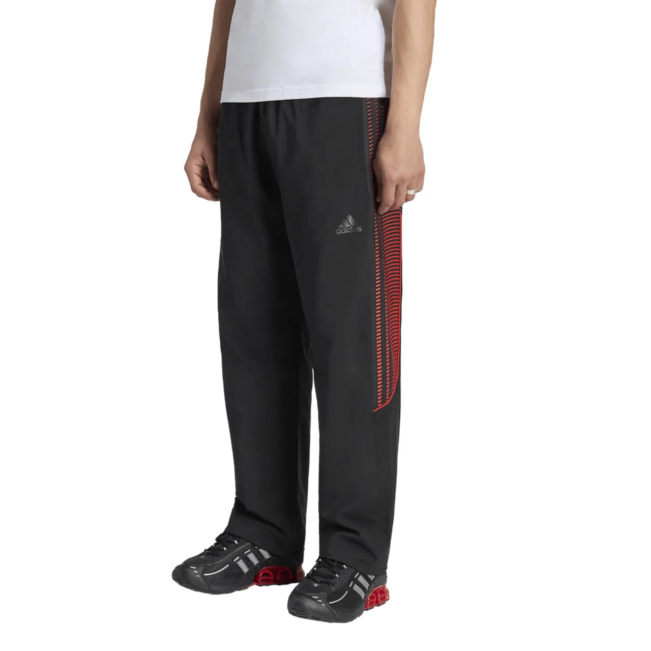 Мужские спортивные брюки Teamgeist 26 Adidas, черный/красный