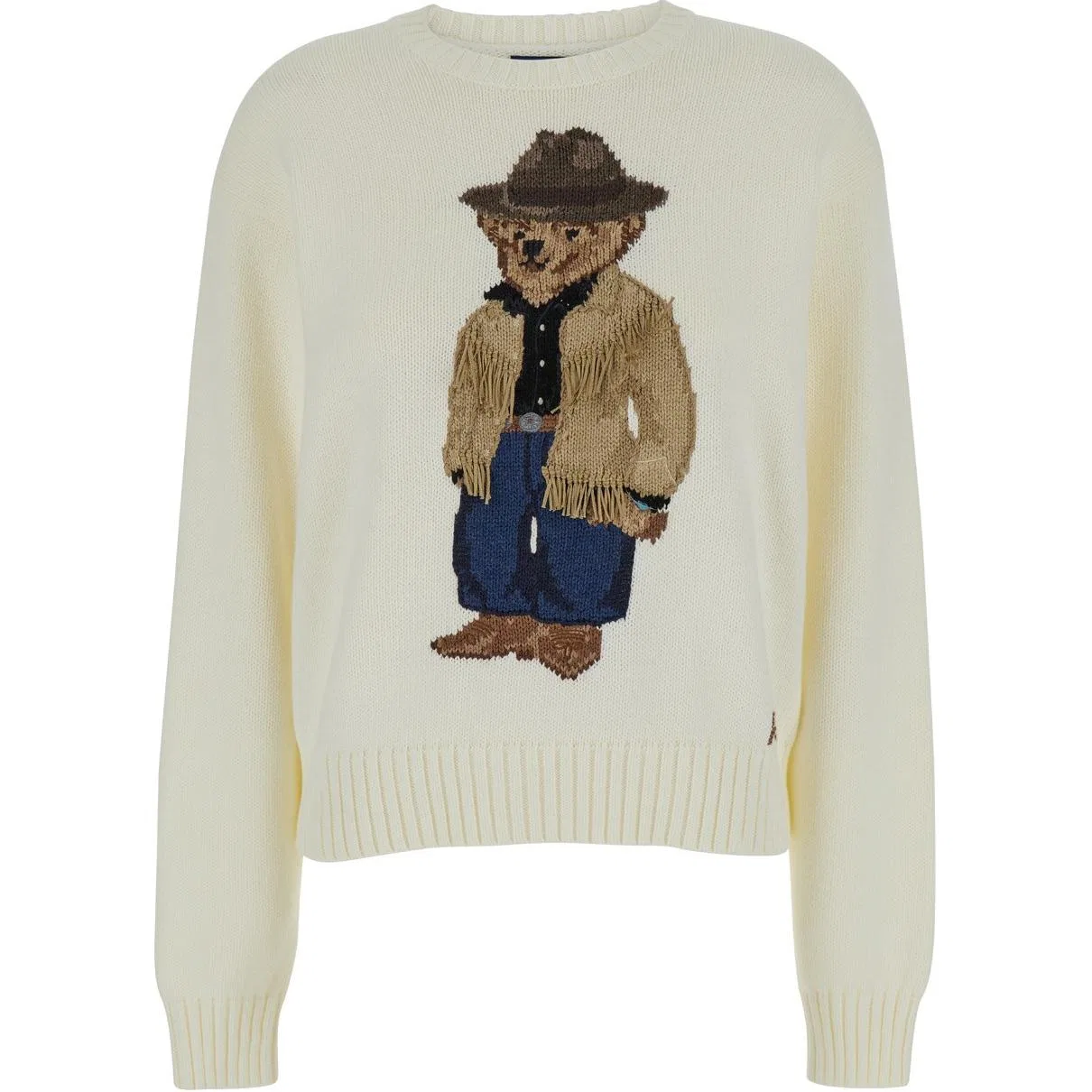Женский джемпер с принтом Polo Bear Crewneck Jumper Polo Ralph Lauren, White