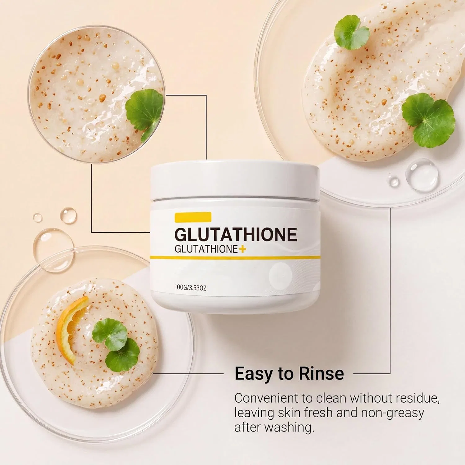 Скраб для тела Glutathion Body Scrub, ZLHHRZJX, 6 шт, 100 г — фото 4