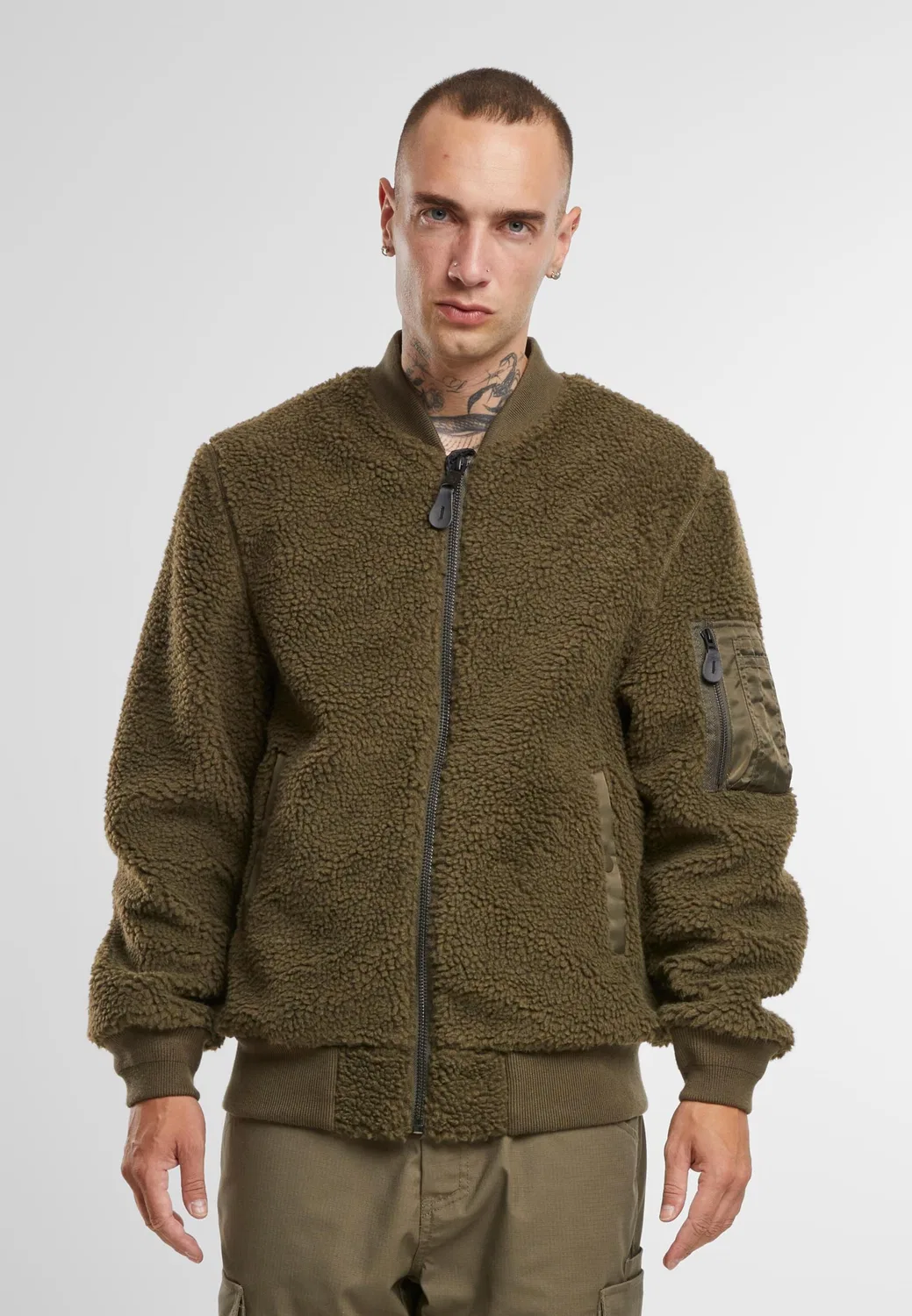Куртка Brandit Between-Season Jacket Ma1, зеленый — фото 3