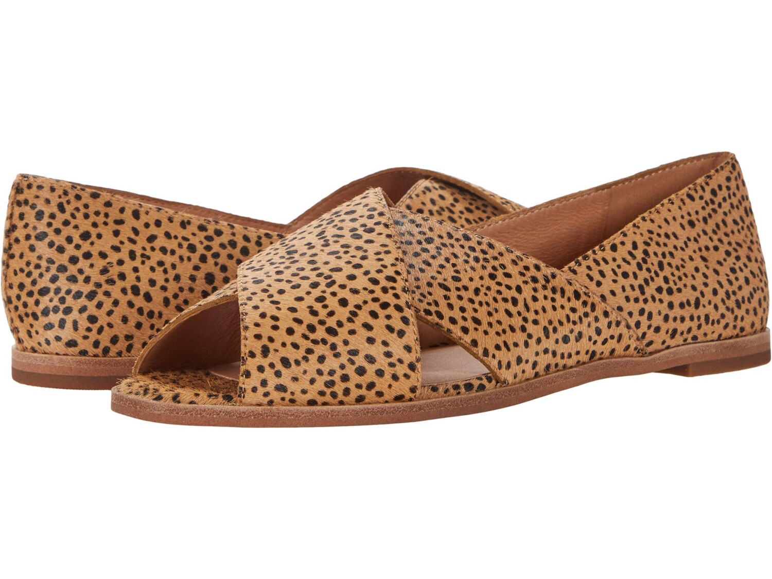 

Туфли Madewell, Ava Peep-Toe Flat in Spot Dot