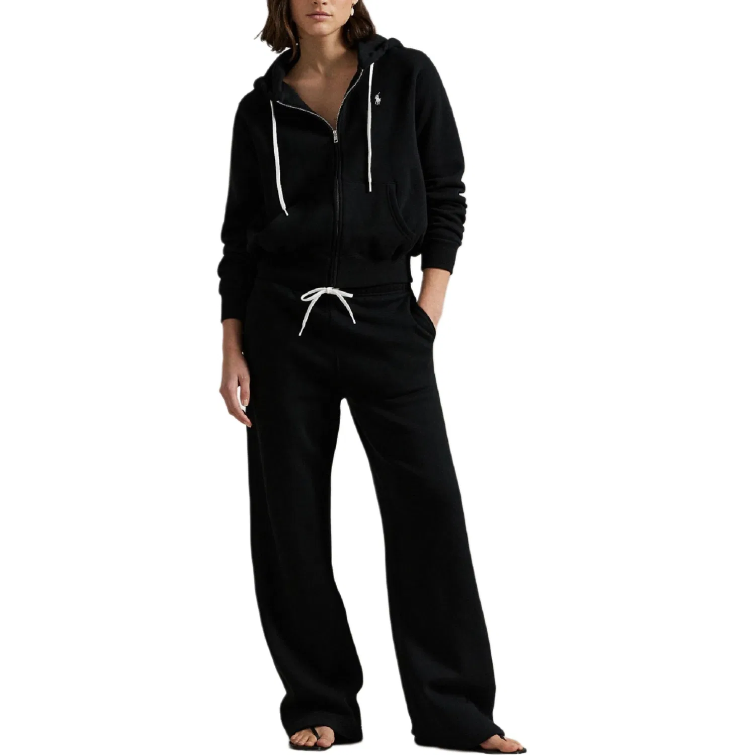 Polo Ralph Lauren Женская толстовка свободного кроя Polo Black — фото 3
