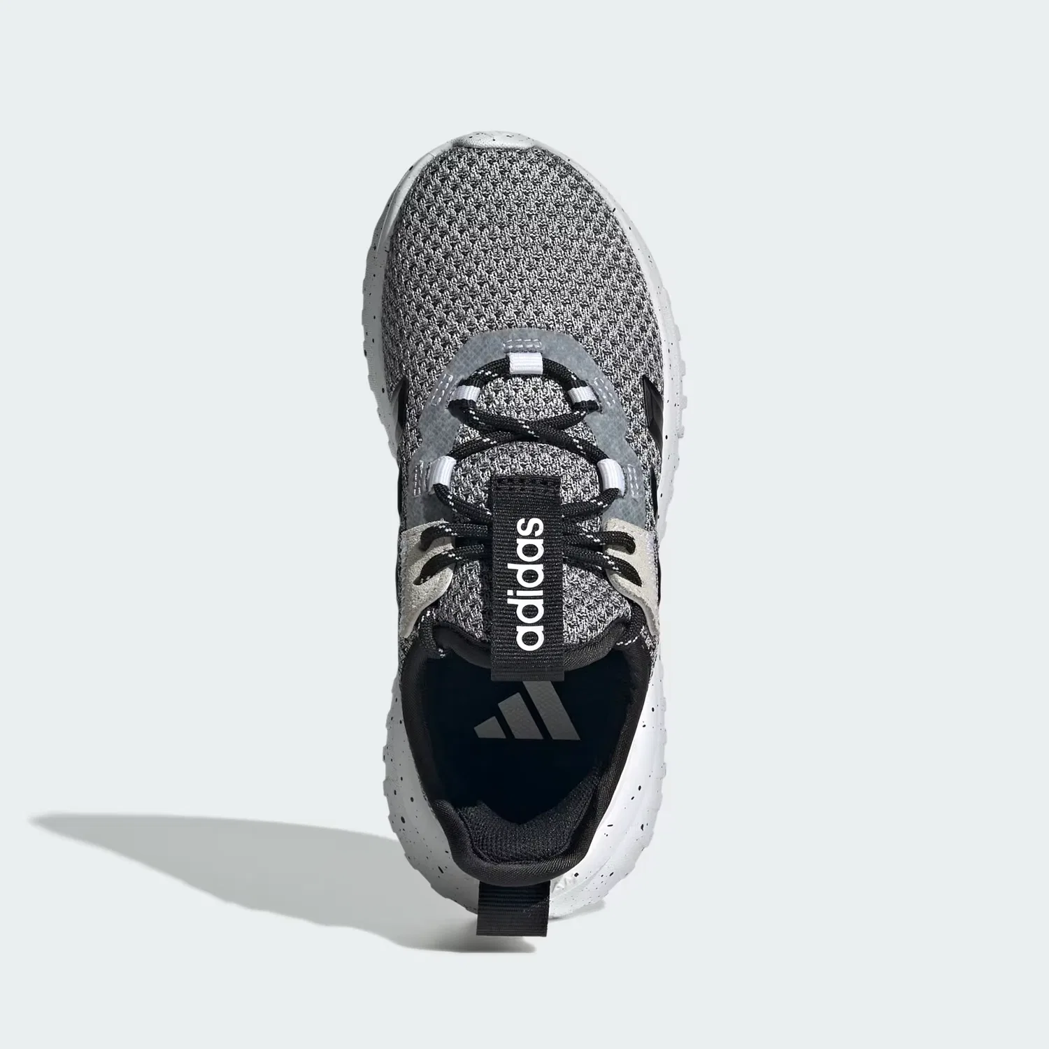 Детские кроссовки на шнуровке Kaptir 4.0 Adidas Sportswear, белый с черным — фото 2