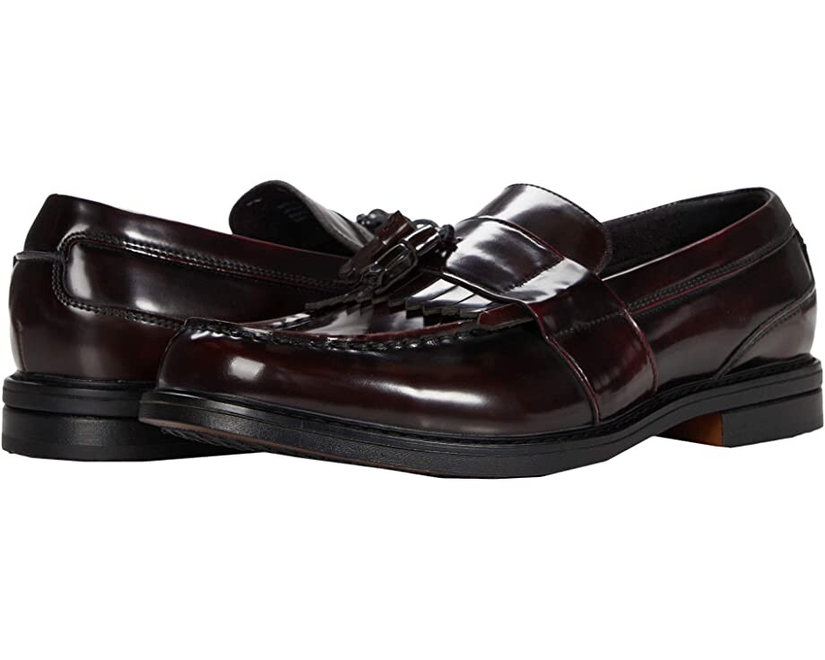 

Лоферы Keaton Moc Toe Kiltie Tassel Loafer Nunn Bush, бургундия мульти