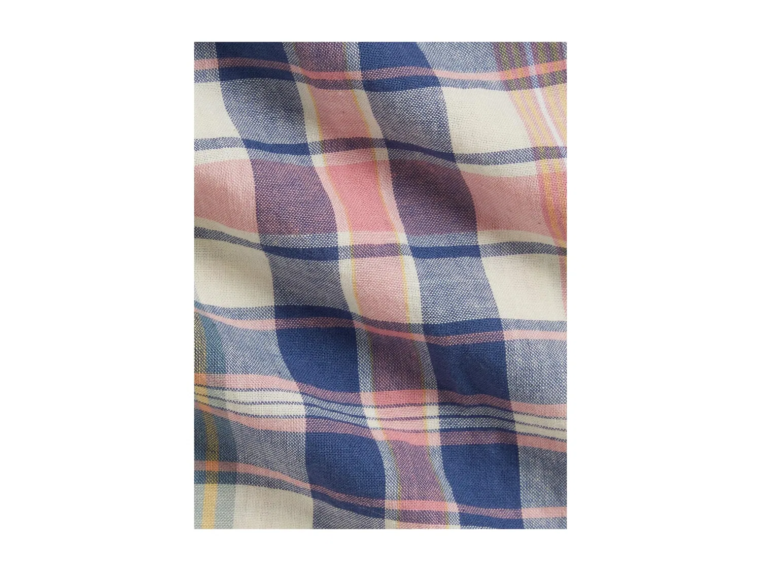 Хлопковое платье-рубашка в клетку и панталоны (для младенцев) Polo Ralph Lauren Kids, Earth Blue/Pink Multi — фото 3