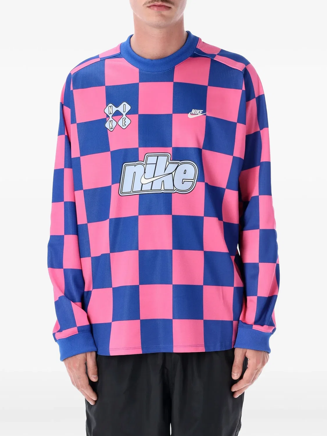 Футболка с длинными рукавами Goalie розовая Nike, розовый