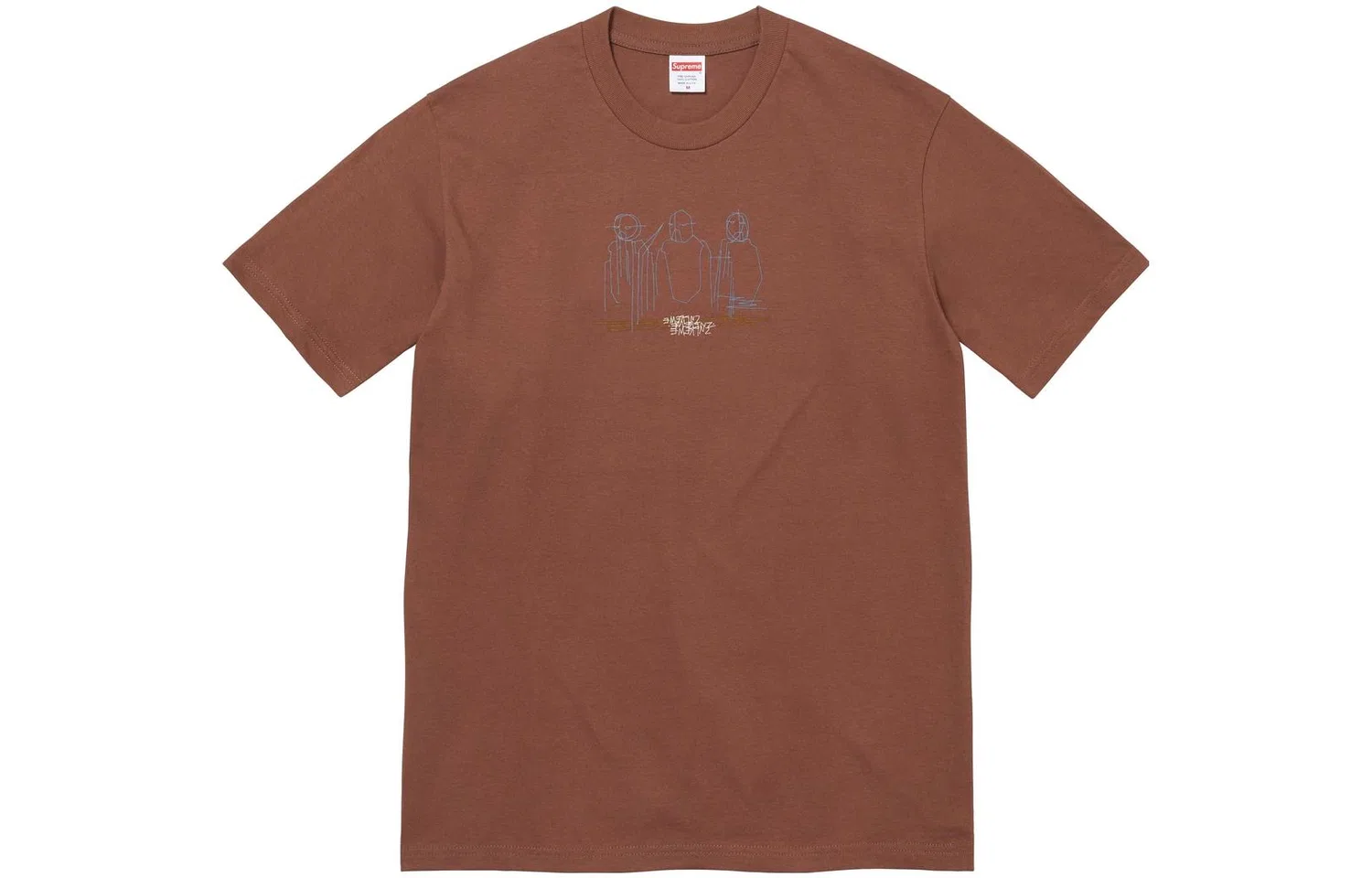 Мужская футболка с принтом Three Kings Tee Supreme, Marine Blue/Navy — фото 4