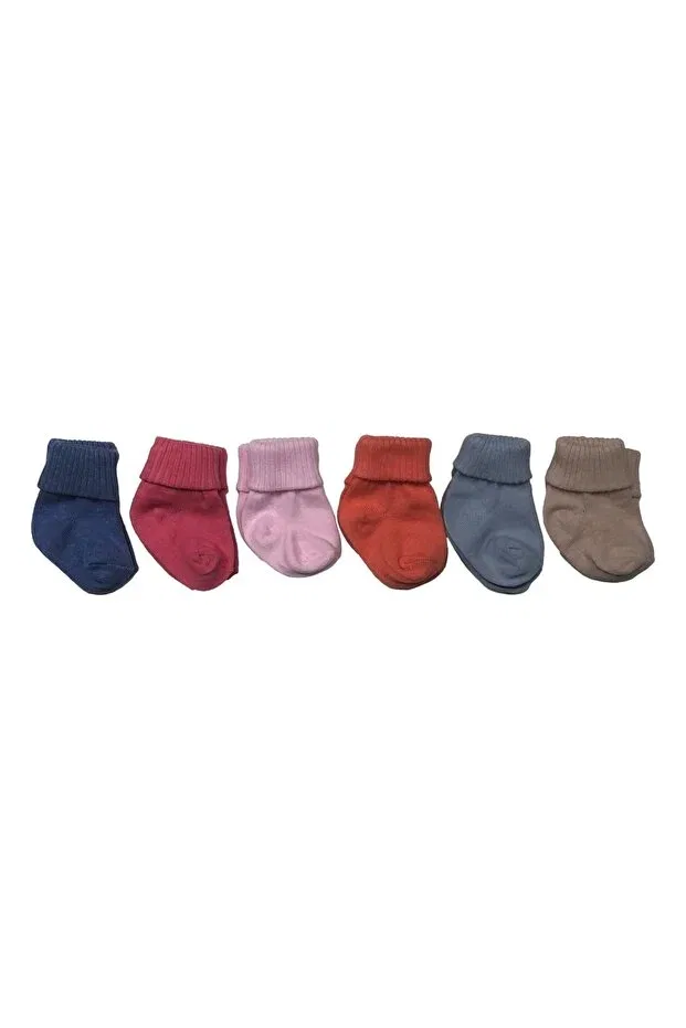 Детские носки для новорожденных хлопковые с манжетами Basics Neocotton, Pink