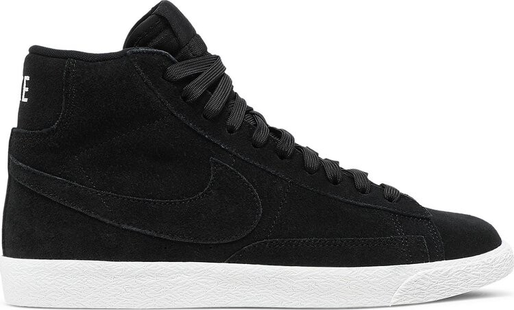 

Кроссовки Nike Blazer Mid Premium GS 'Black Summit White', черный