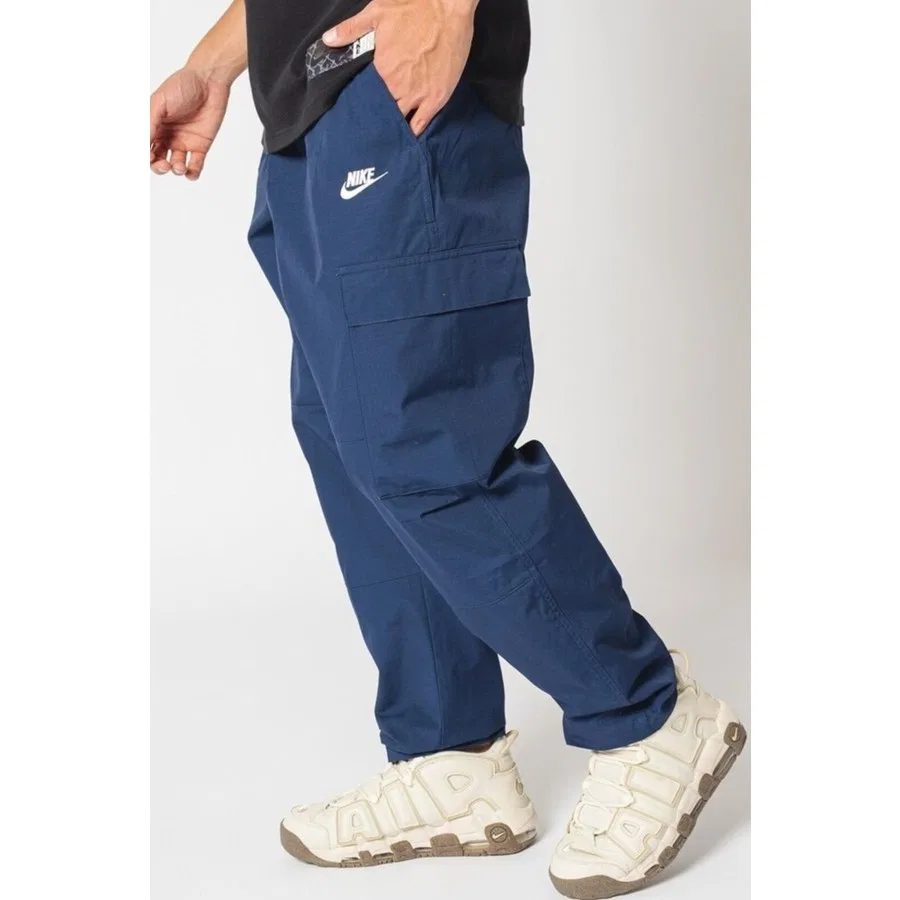 Спортивные штаны с карго-карманами Nike Club Cargo Woven, Темно-синий