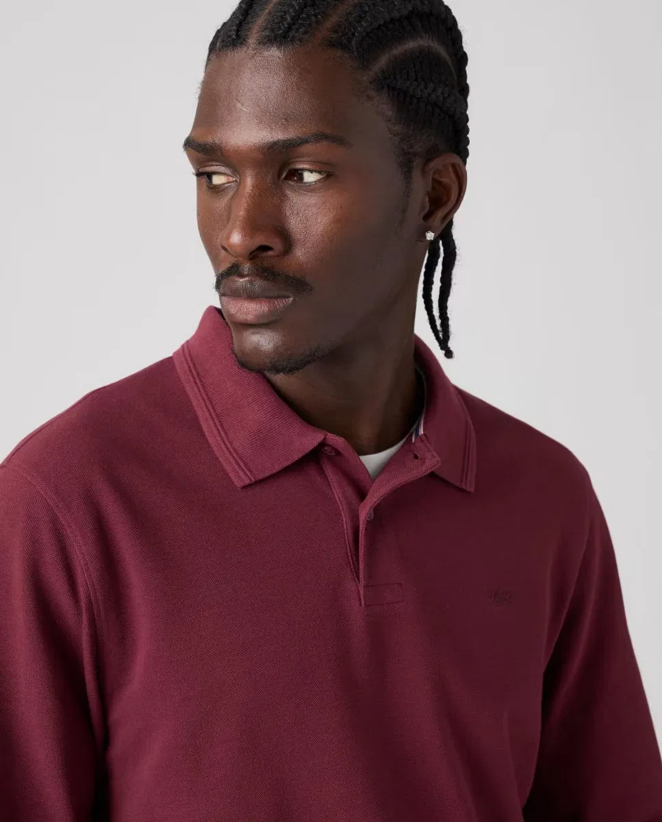 Рубашка с длинным рукавом, Polo, Levi's, бордовый — фото 3