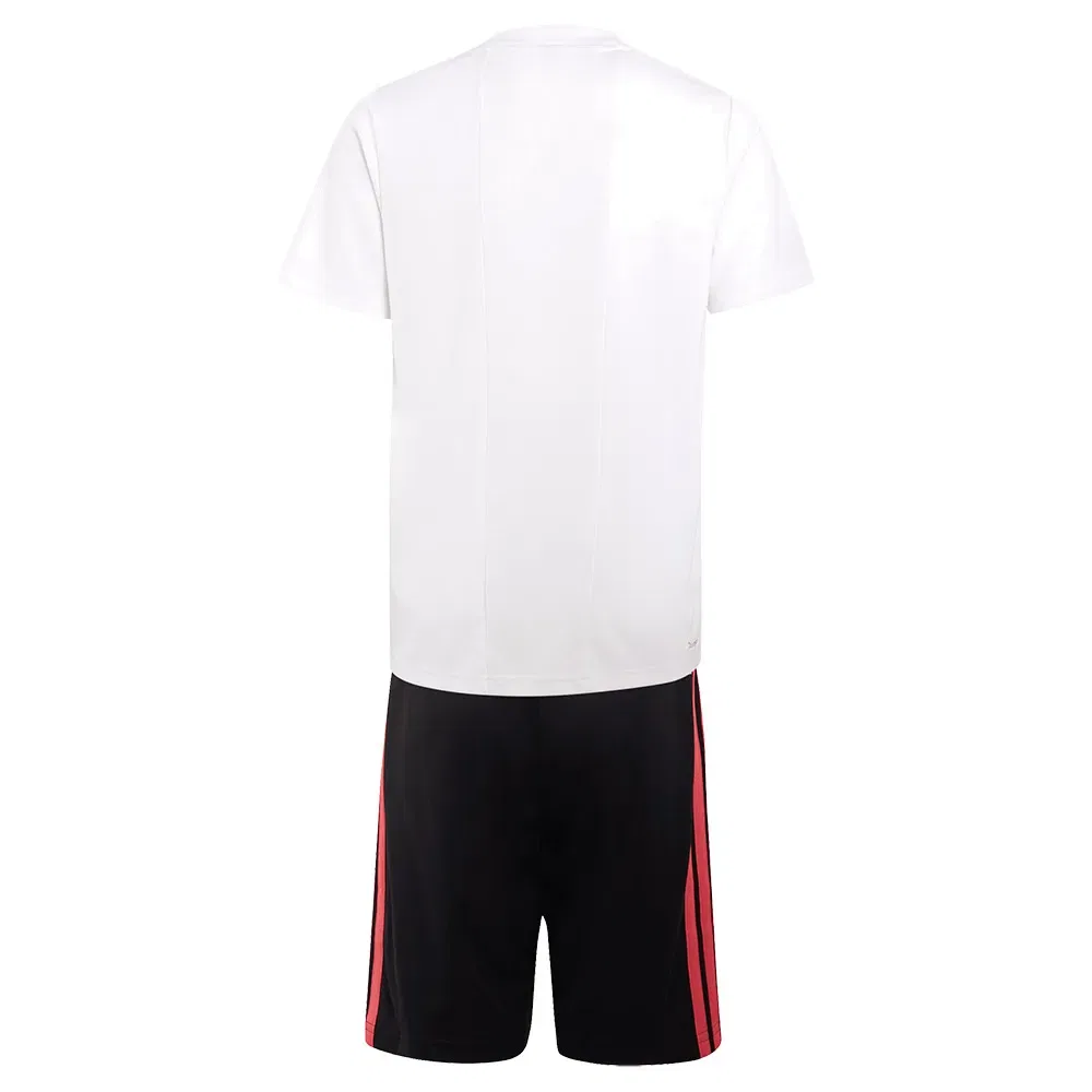 Комплект футболок Adidas Train Essentials 3 Stripes Tee Kids, белый — фото 2