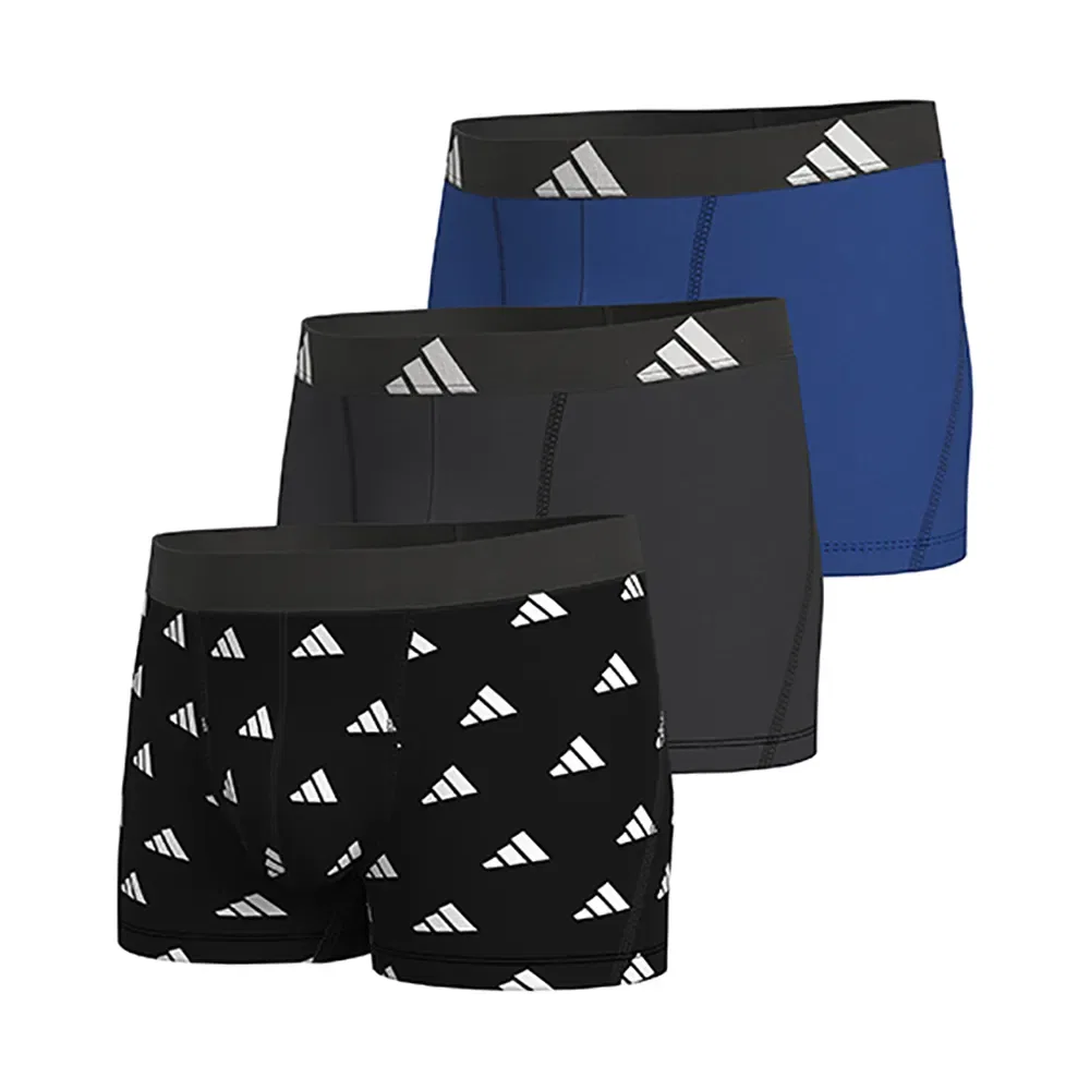 Боксеры Active Flex Cotton из 3 штук Adidas, черный — фото 3